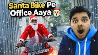 Ye Santa Hai Ya Biker? 😂 Office Ka Christmas Vlog
