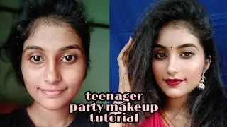 Teenager simple party makeup tutorial