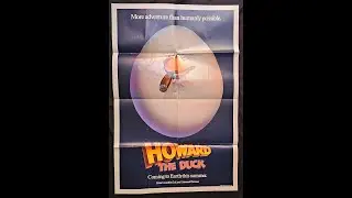 1986 Howard the Duck MARVEL  Advance 1 sheet folded Lea Thompson (Vintage Movie Poster)