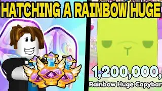 USING GOD POTIONS UNTIL I HATCH A RAINBOW HUGE!!!