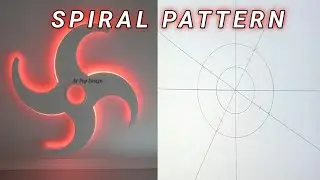 Spiral Fan Ceiling Design Marking Ideas ✍️💯 By Ar Pop Design 