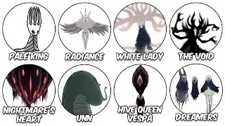 Каждое высшее существо, описанное в Hollow Knight