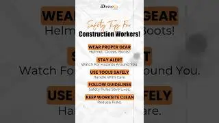 🏗️⚠️ Stay Safe on the Job; Construction Safety Tips!  #safetytips | DivineCo Ltd