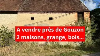 Maison à rénover, dans un hameau près de Gouzon, en Creuze, avec 4 hectares de bois