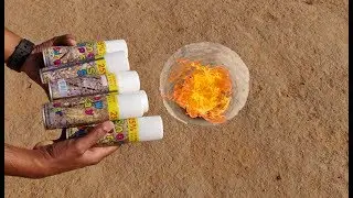 Experiment : Snow Spray vs Fire Hole