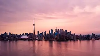 Toronto Aerial View 4k | Toronto Islands and waterfront | SUMMER 2020
