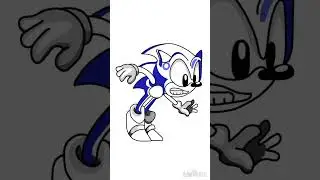 How to draw sonic the Hedgehog