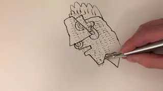 Review. Drawing with DUKE 209 Fountain pen (bent nib)