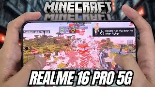 REALME 16 PRO 5G Test game Minecraft | Dimensity 7300 Max