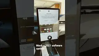 Mach e 2021 first software update of 2023