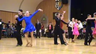 Vanessa & Erik, Landesmeisterschaft 2013, Rumba, 2. Runde