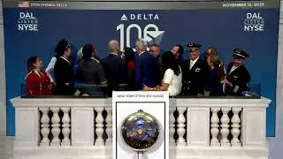 The NYSE welcomes Delta to celebrate its 100th anniversary of founding! (NYSE: DAL)