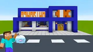 Minecraft Tutorial: How To Make A Aquarium (Fish Shop) 