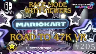 MK8D 🚘 Are you ready ?🚘 ROAD TO 47K VR 🏁 Mario Kart 8 Deluxe 🏁 (Live 205)  With Viewers Livestream
