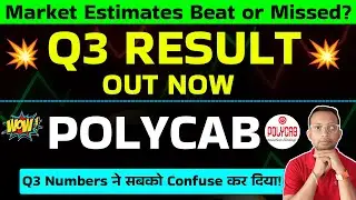 Polycab Q3 Results 2026 📊| Polycab Results Today🔥| Polycab India Share Latest News