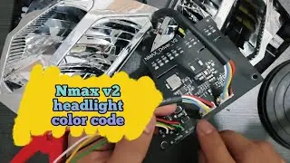 Moto Vlog 213 - Nmax v2 headlight color code