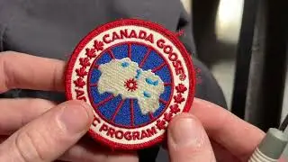 Debadging/Removing Canada Goose Patch ￼from Jacket