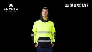 Anthem Taped Tech Hi Vis Hooded Sweatshirt | Product Video | ManCave Workwear