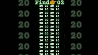 20 ke beach  mein 02 ko dhundho