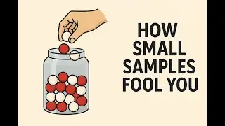 How small samples fool you (Law of small Numbers Explained)