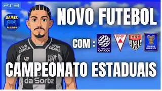 NOVO EFOOTBALL COM TIMES ESTADUAIS PARA PS3 | GAMEPLAY COMPLETO