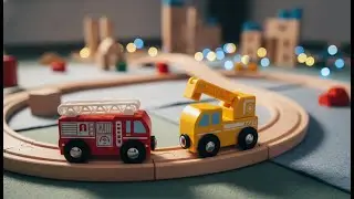 Ultimate Marble Run ASMR: Fire Truck vs Builder Squad City Race 2026 (Intense Photo Finish!)