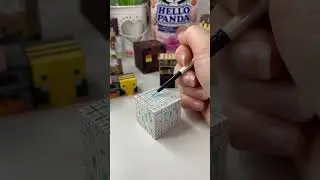 Making a minecraft DIAMOND ORE block in real life! 💎