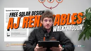 FREE SOLAR DESIGN WALKTHROUGH WITH @ AJ RENEWABLES