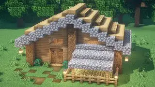 Minecraft: How to build a Wooden Starter House - Oak House