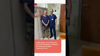 Prof. Dr. H&uuml;seyin Uyarel with his ICD Pacemaker patient after surgery