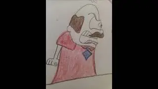 Drawing SML cartoon Marvin 😂