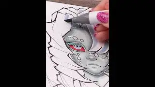 Drawing Rui from Demon Slayer | Kimetsu No Yaiba