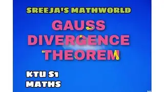 Module II- Vector Integration-Guass Divergence Theorem