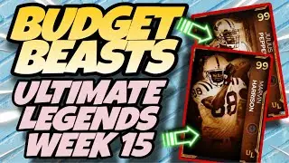 THE BEST BUDGET BEASTS CARDS ULTIMATE LEGENDS MADDEN 24 THE BEST PLAYERS CARDS  NO MONEY SPENT MUT24