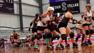 Baby Stretch # 85 Beast Side Roller Derby USARS Nationals 2023 Lincoln NE #hitsquadtv