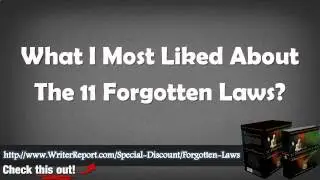 The 11 Forgotten Laws Review - What Are The 11 Forgotten Laws Of Attraction