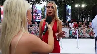 Kimberley Garner talks fashion and Brad Pitt at the UK Gala Screening of Bullet Train | Bullet Train