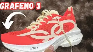 corre grafeno 3 vermelho umboxing