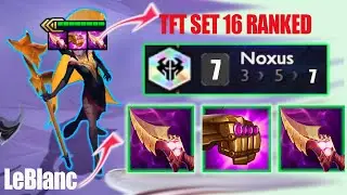 LeBlanc 3-STAR  SECRET 3 LONGSHOT BUILD in Ranked ! | TFT SET 16 RANKED #tftset16 #teamfighttactics