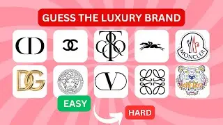 Guess the Luxury Designer Brand Logo Quiz: Can You Identify 50 Icons?