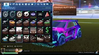 Showcasing all my items in Rocket League! (Check description)