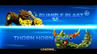 BUMBLE BLAST VS. THORN HORN CAMO! Skylanders Swap Force Arena Battles