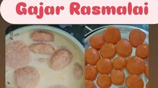 Winter Special Gajar🥕 ki Rasmalai 😋| Step by Step Recipe
