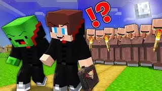 VILLAGERS Kicked Mikey and JJ VAMPIRE from the VILLAGE in Minecraft - Maizen