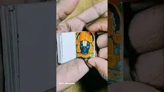 Tiny Book Tirupati Balaji Drawing 😍🙏 | Mini Flipbook Art #Shorts #tirupati #art