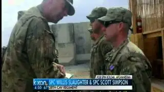 Austin Salutes: Spcs. Slaughter and Simpson