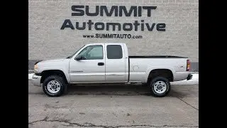 2004 GMC SIERRA 2500 EXTENDED SLE WALK AROUND REVIEW 10487A SOLD! www.SUMMITAUTO.com