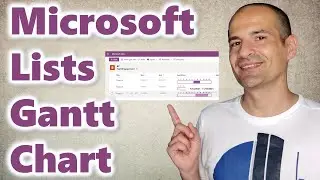 How to create a Gantt Chart view in Microsoft or SharePoint Lists