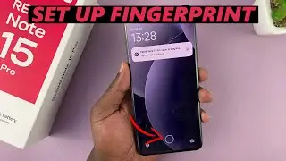 Redmi Note 15 Pro: Как настроить отпечаток пальца