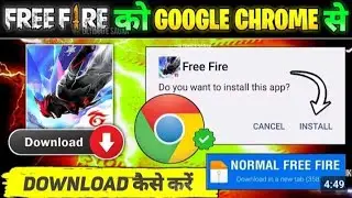 HOW TO NORMAL FREE FIRE DOWNLOAD😍 In one click